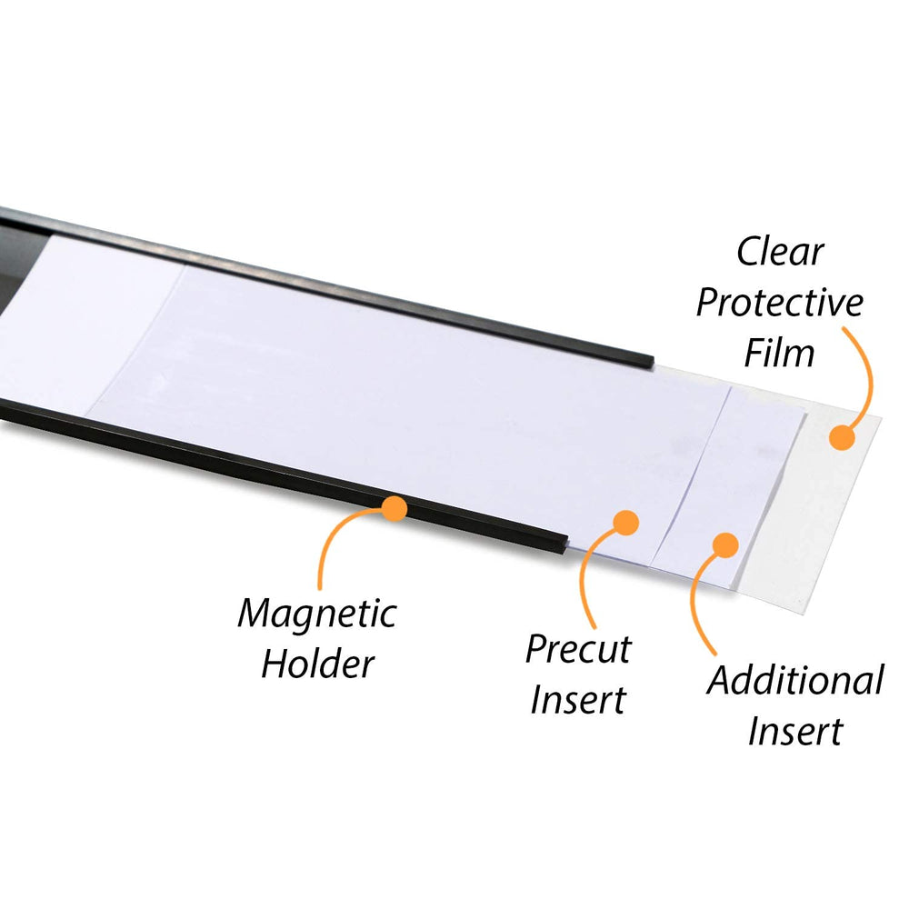 SmartSign pack contents with ten holders and paper inserts ready for immediate use