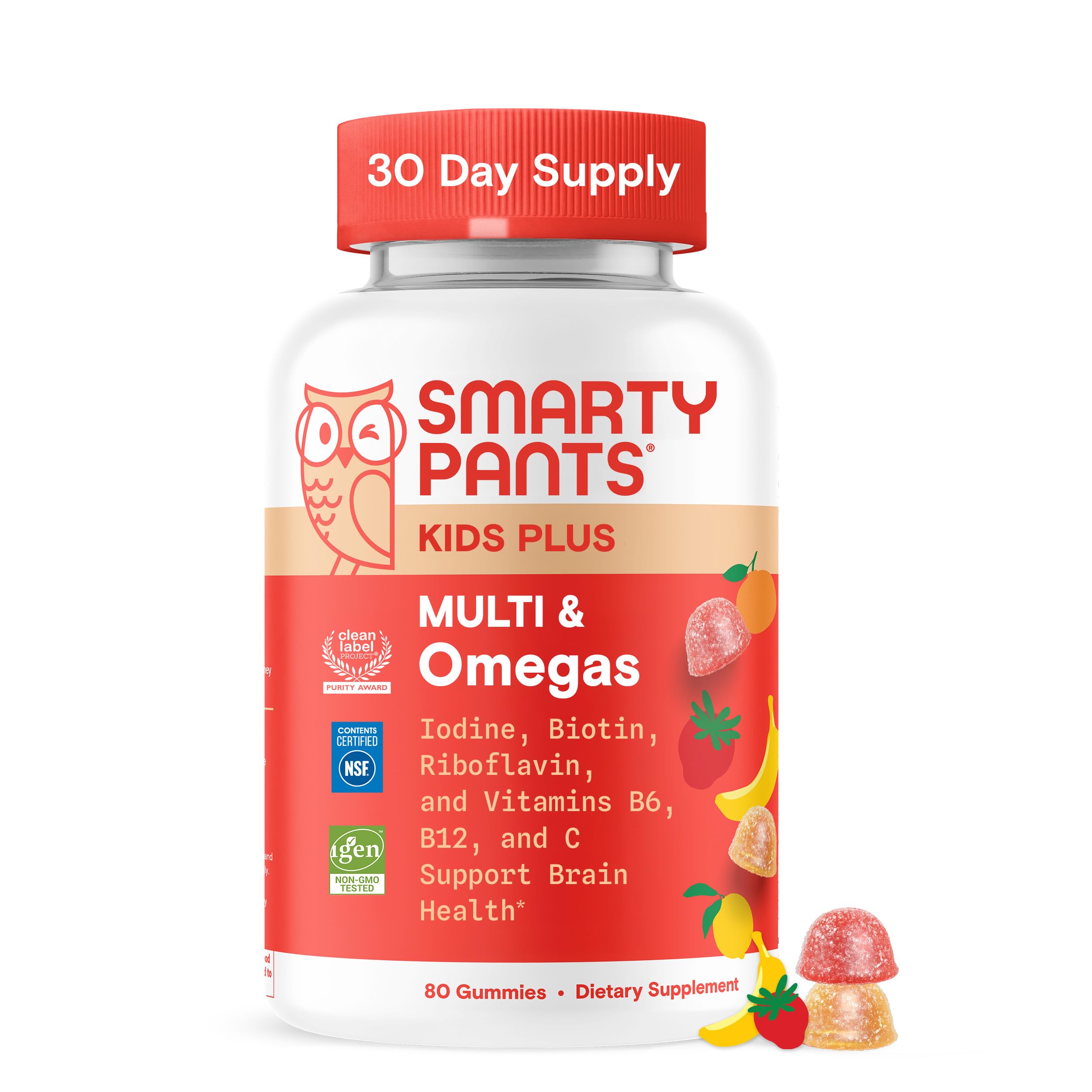 SmartyPants front packaging showing bottle and branding with clear benefits