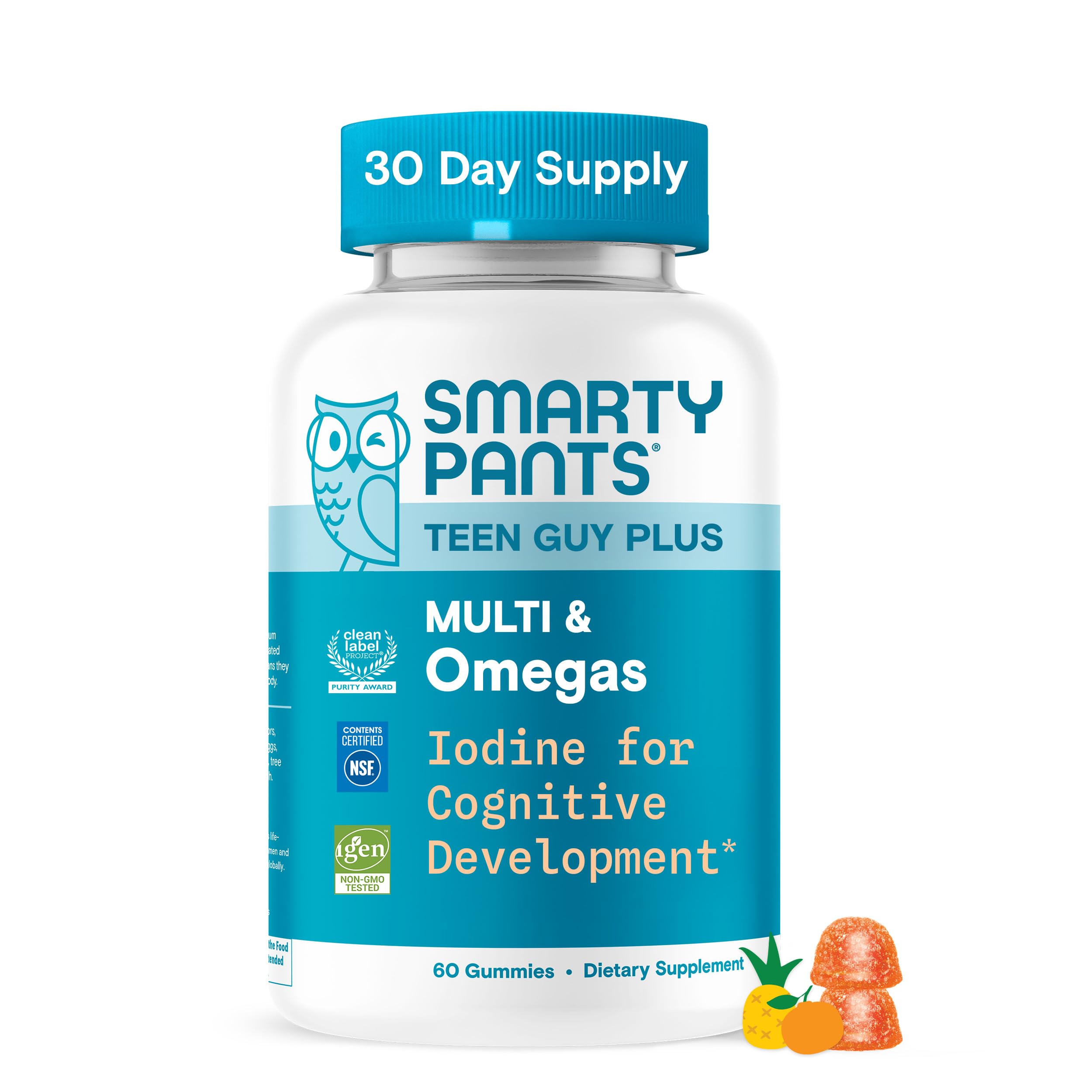 SmartyPants front packaging showing bottle and brand for quick identification