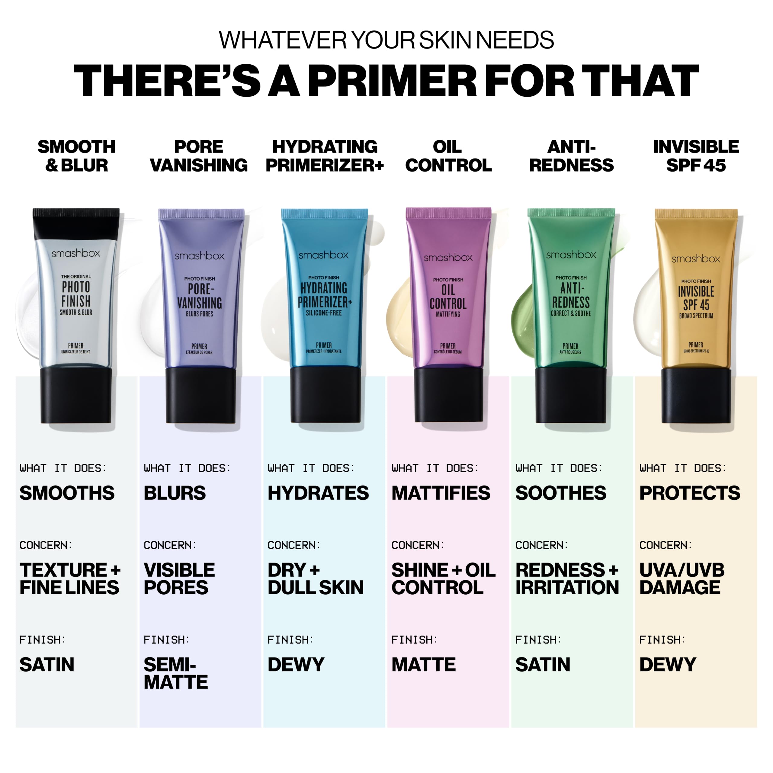Smashbox label close-up showing ingredients and vegan formulation benefit