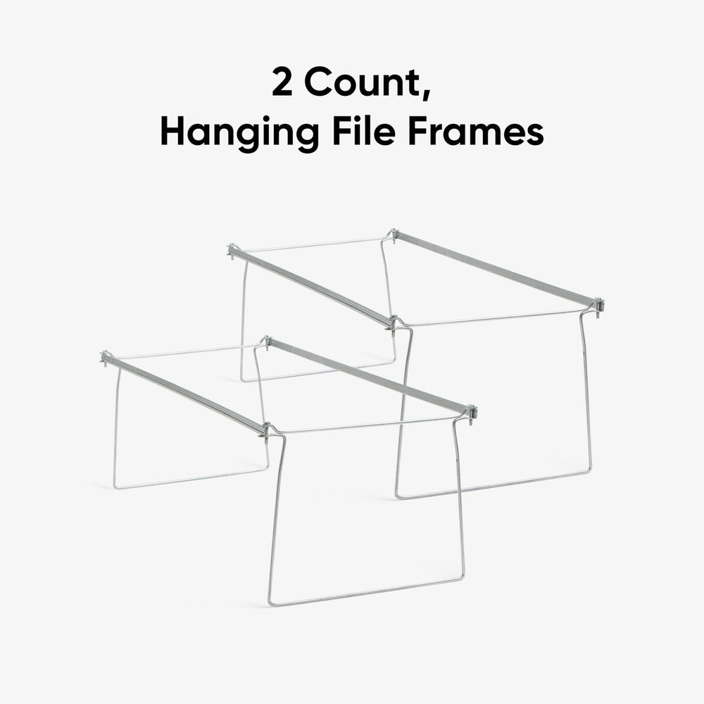 Smead frame installed in a drawer demonstrating organized letter files and easy access