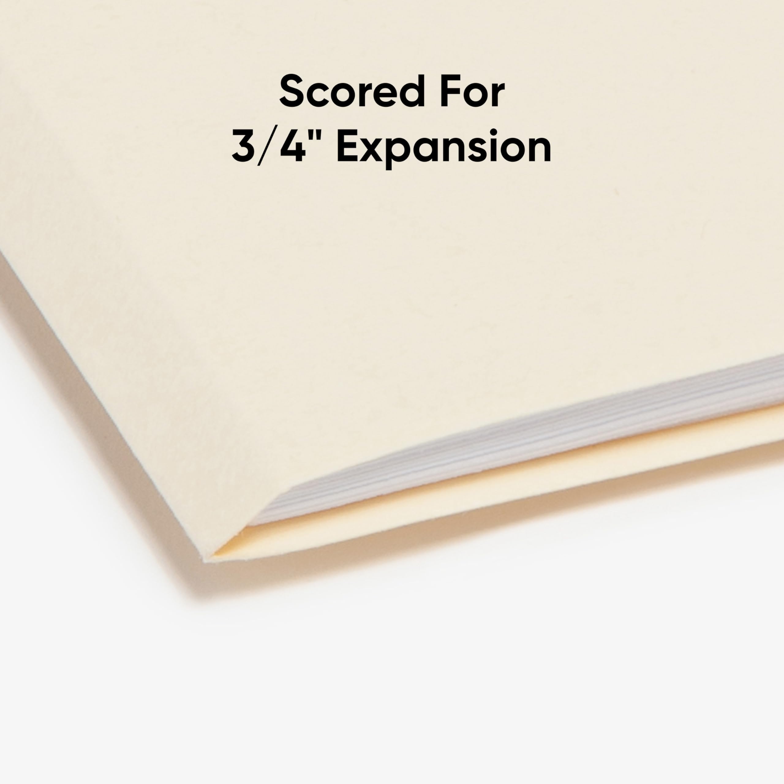 Smead label example in use with written tabs for instant file identification