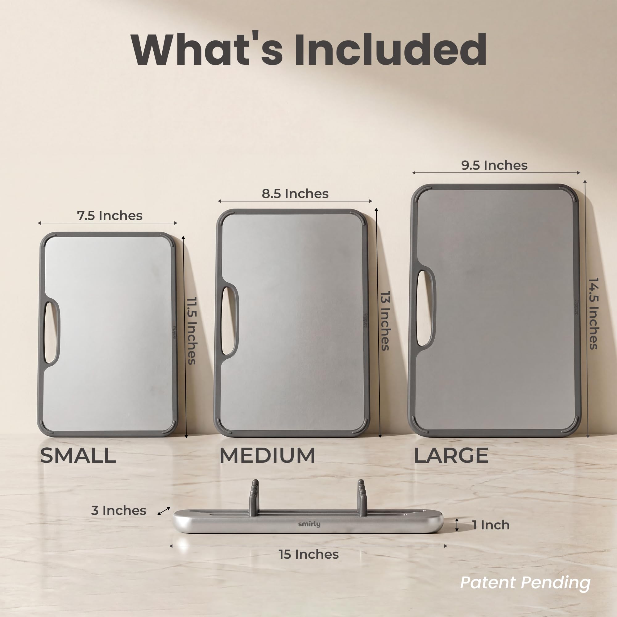 SMIRLY titanium surface close-up highlighting smooth, non-porous finish for hygiene