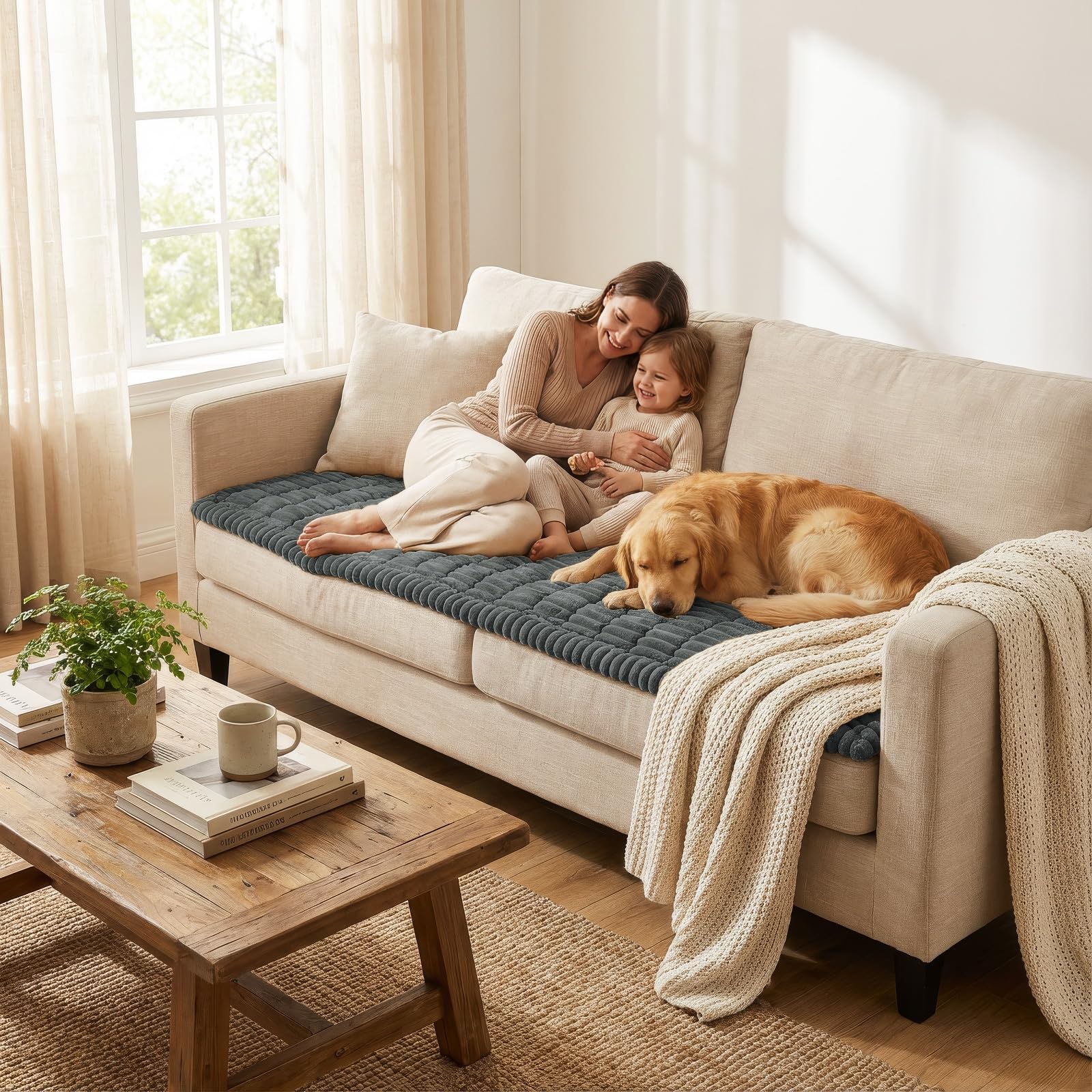 Smiry size scale next to pillows demonstrating fit and proportion