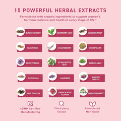 SMNutrition assorted herbs used in formula like nettle and raspberry, natural ingredient benefit