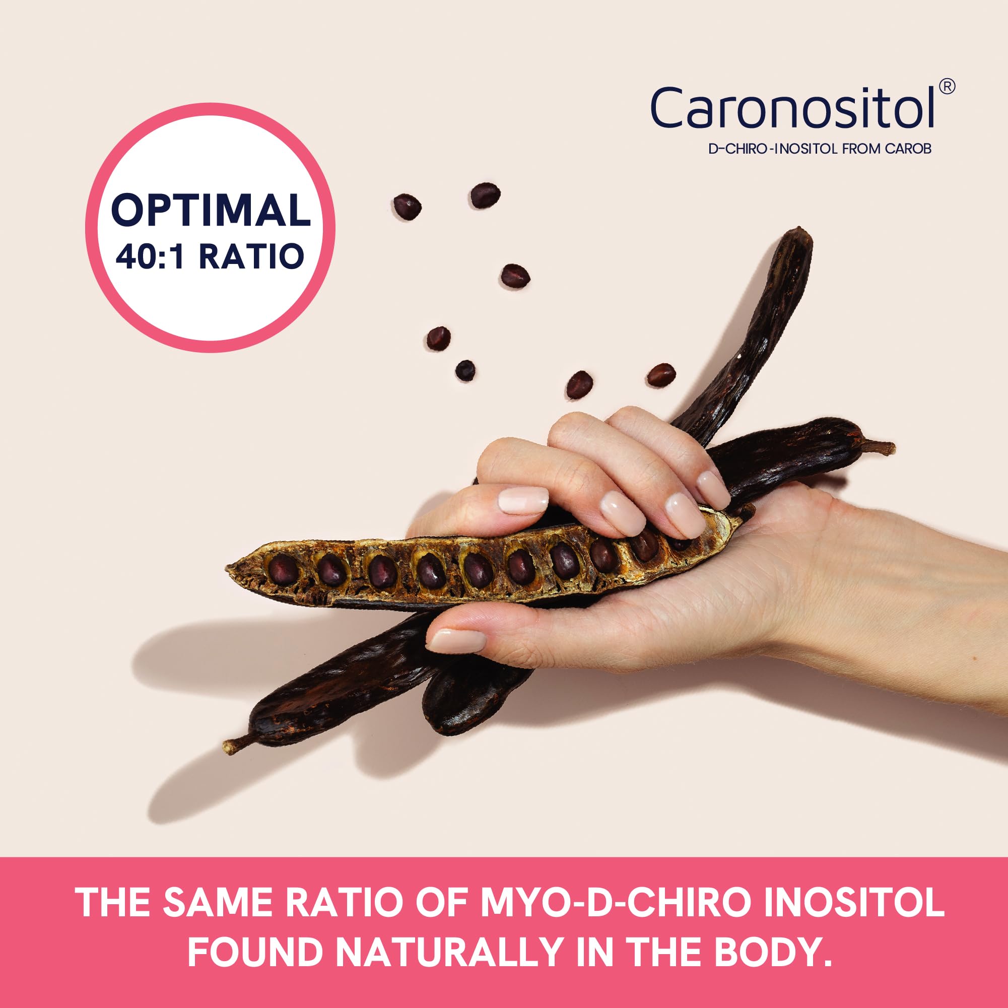 SMNutrition nutrition label close-up showing myo and d-chiro inositol amounts