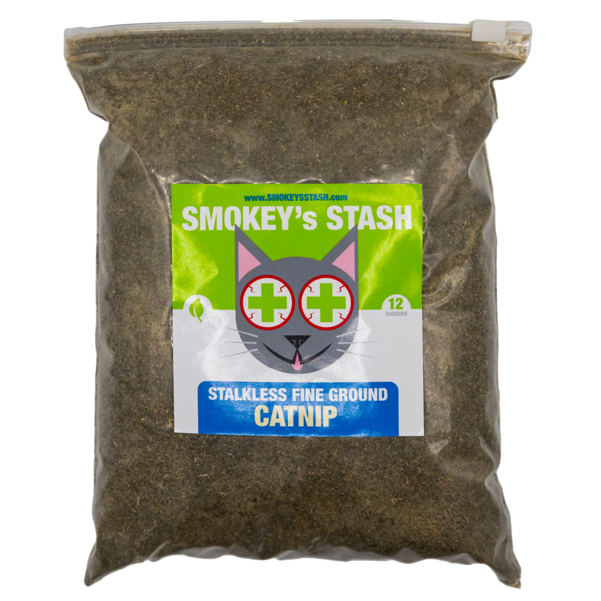 Smokey's Stash in a living room with cat playing showing enrichment and activity