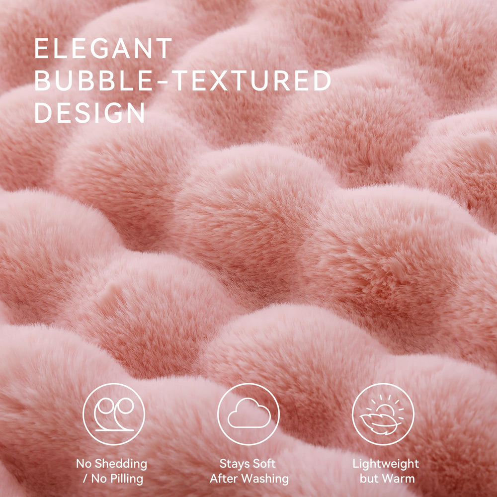 Smoofy lifestyle bedroom styling showing blanket layered for warm, inviting look