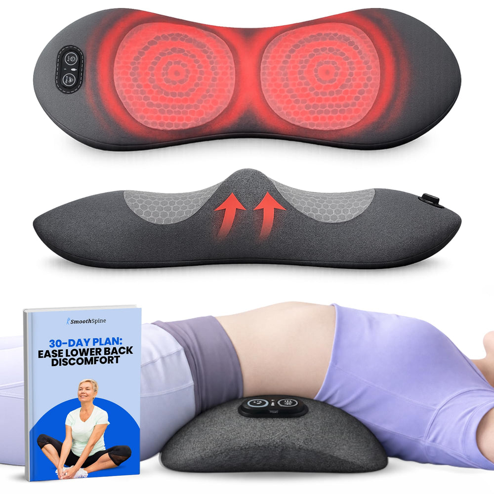 SmoothSpine front view showing XL shape and full lower back coverage