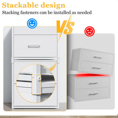 Smoproper stacked drawers inside closet maximizing vertical space benefit