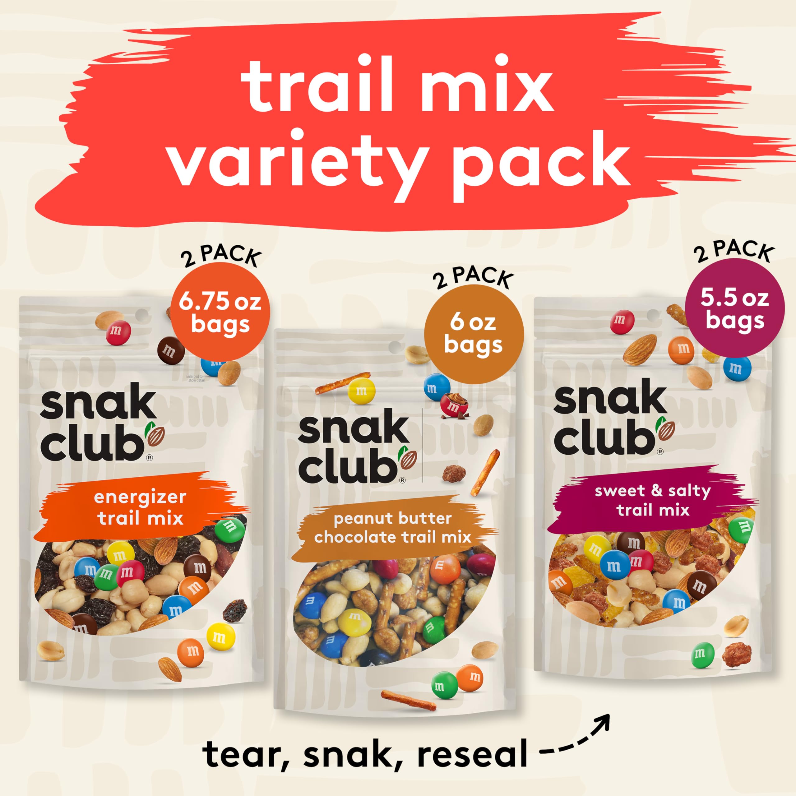 Snak Club Energizer close-up highlighting nuts and chocolate for energy