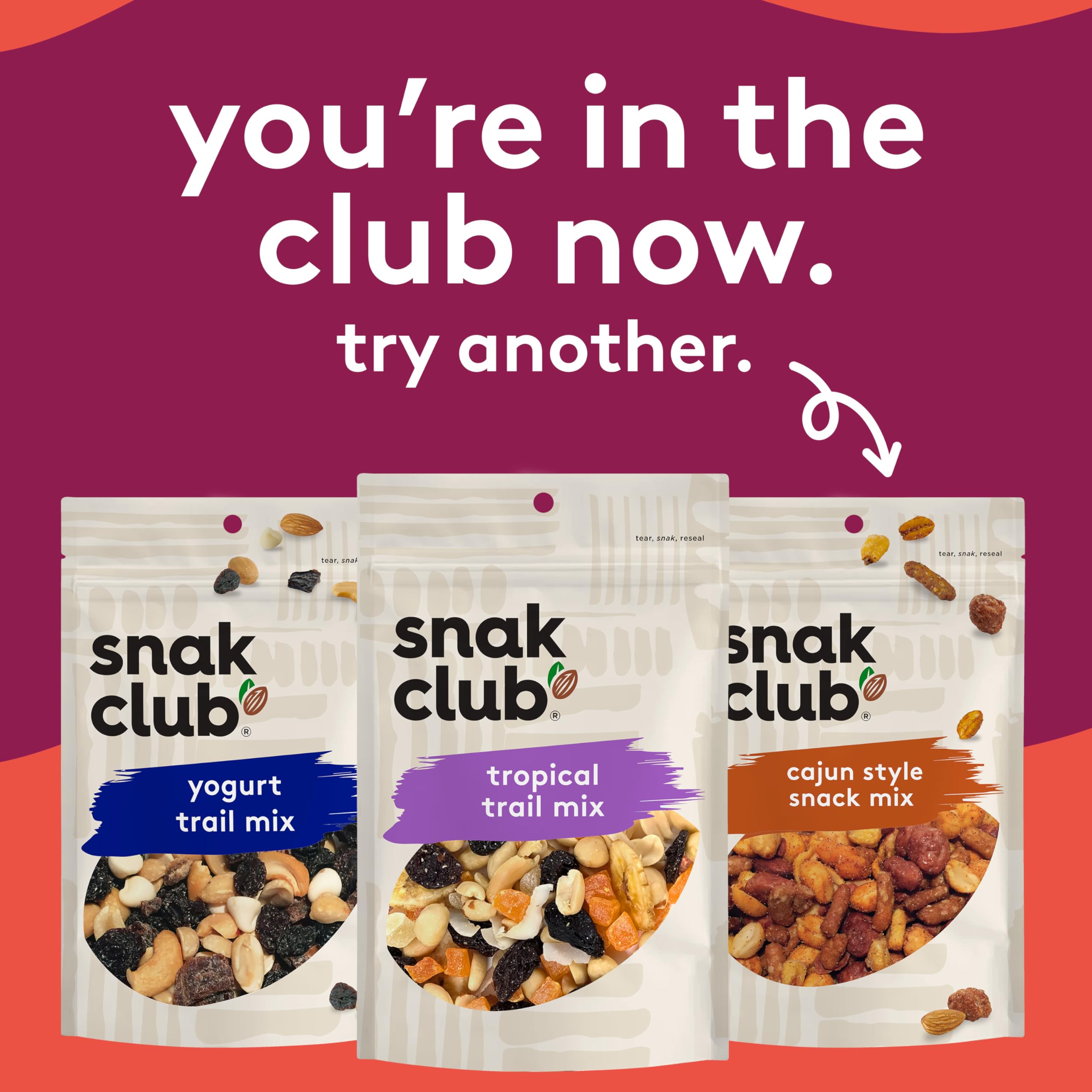 Snak Club bag tucked in backpack pocket for on-the-go convenience