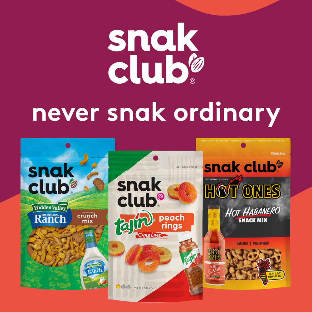 Snak Club ingredient label and nutrition facts for allergen clarity
