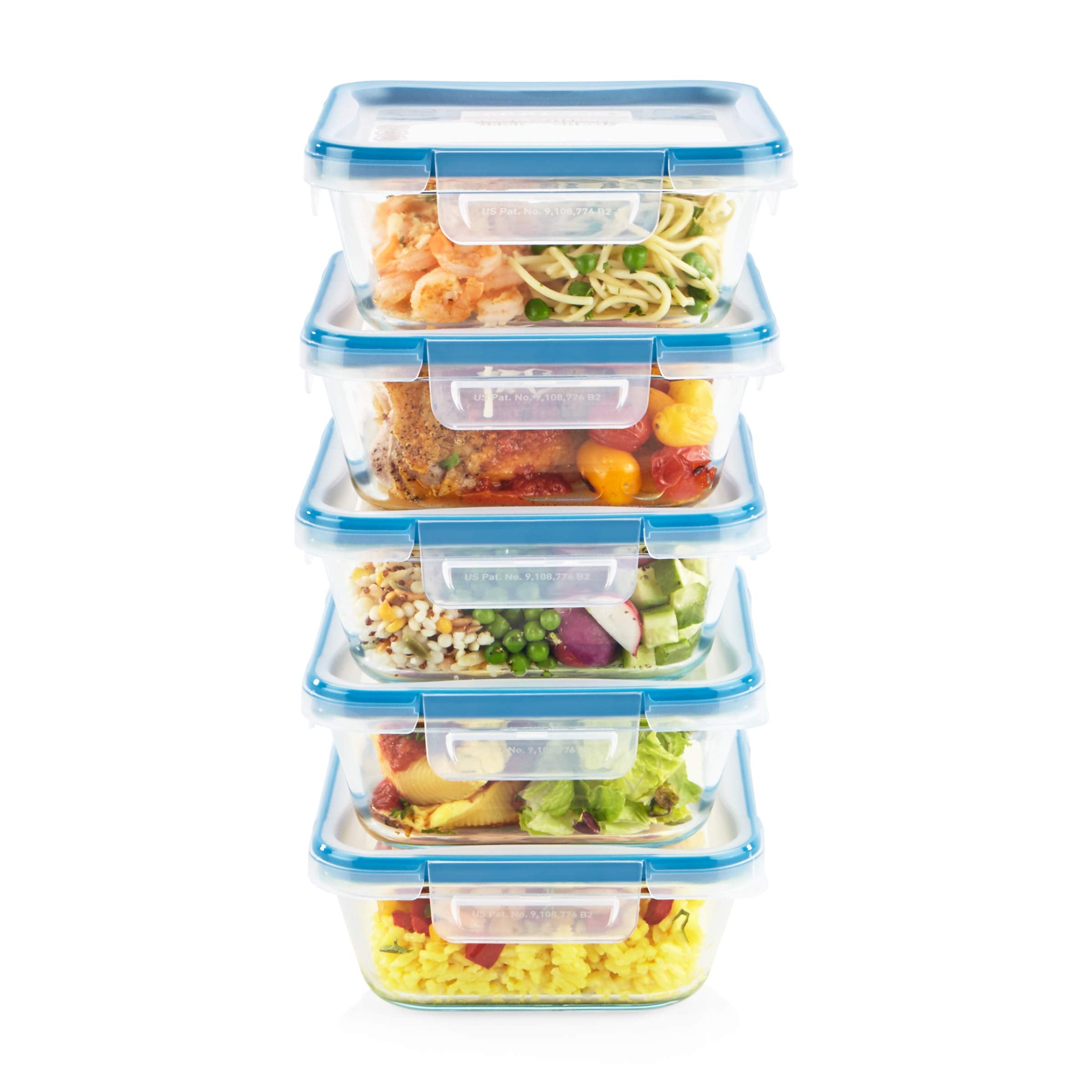 Snapware containers packed into lunch bag demonstrating easy transport