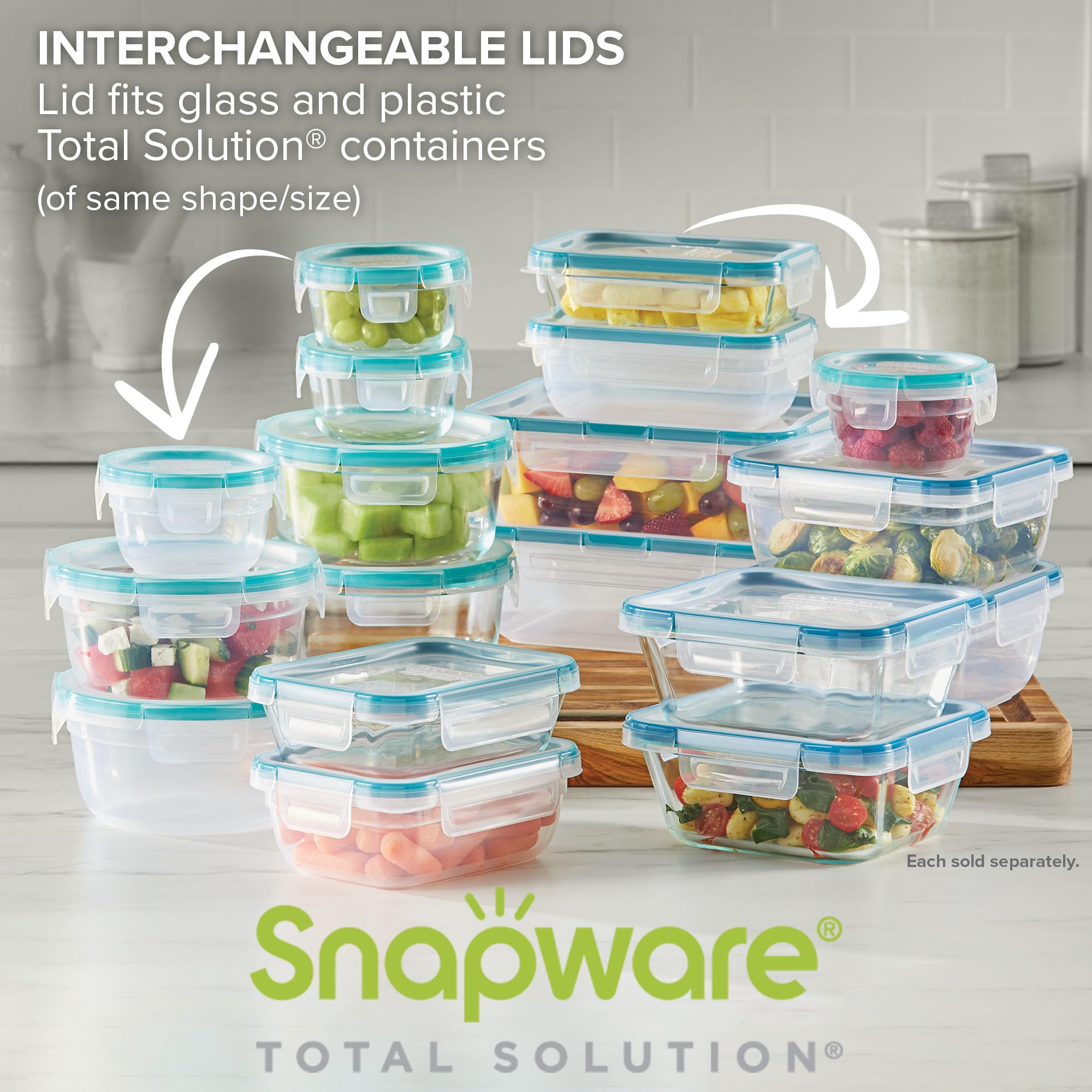 Snapware open lid on container ready for microwave showing reheating convenience benefit