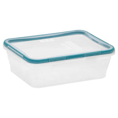Snapware write-and-erase label on lid with clear identification benefit