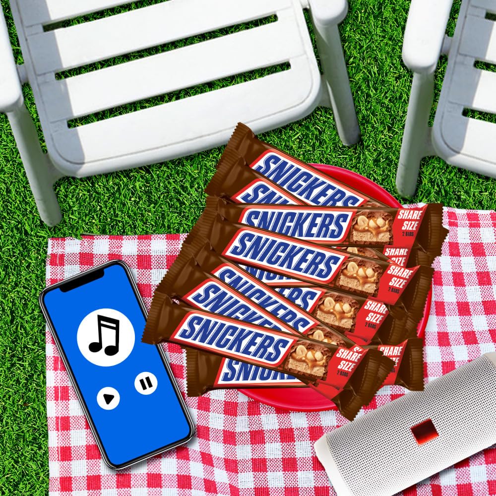 Snickers in a gift basket showing brand and ready-to-give advantage