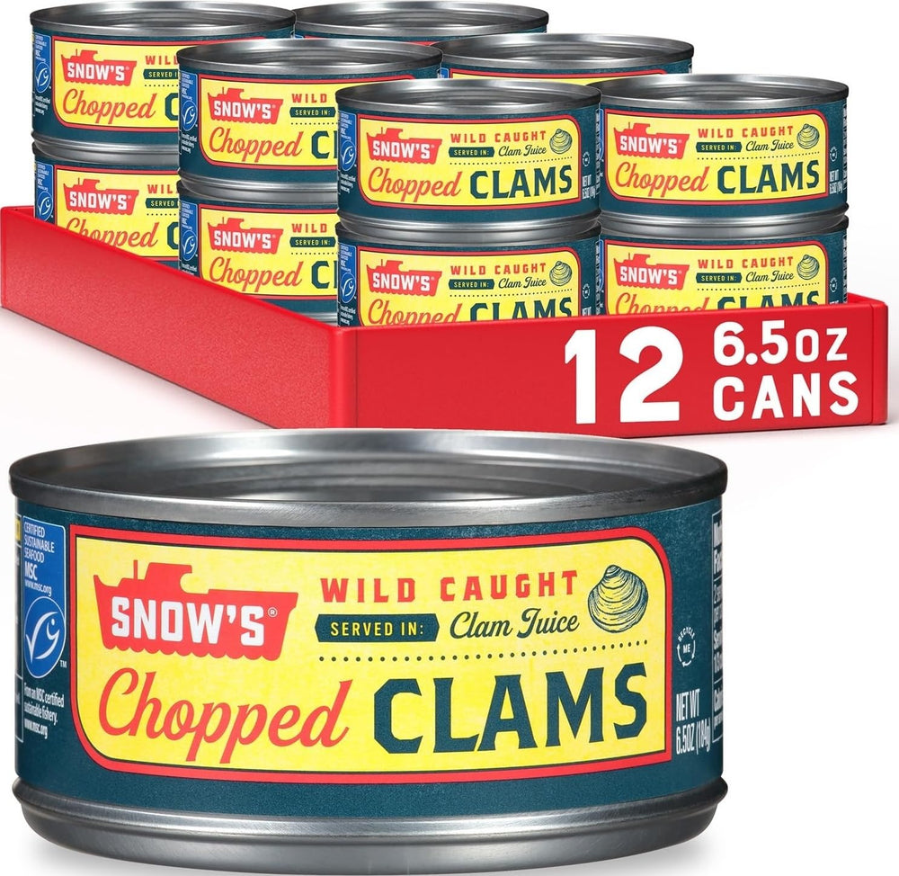 Snow's front can label showing brand and product for quick identification and trust