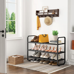 SNTD mesh shelf close-up showing taut wire grip benefit stabilizes high heels