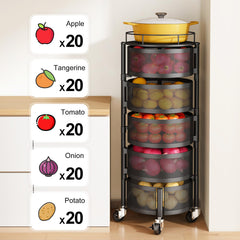 SNTD rotating column in motion showing quick-access convenience benefit