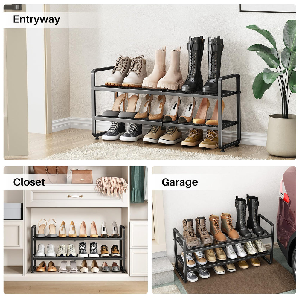 SNTD with shoes for scale showing capacity and footprint benefit
