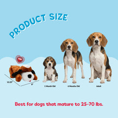 Snuggle Puppie with heartbeat unit removed showing easy maintenance benefit