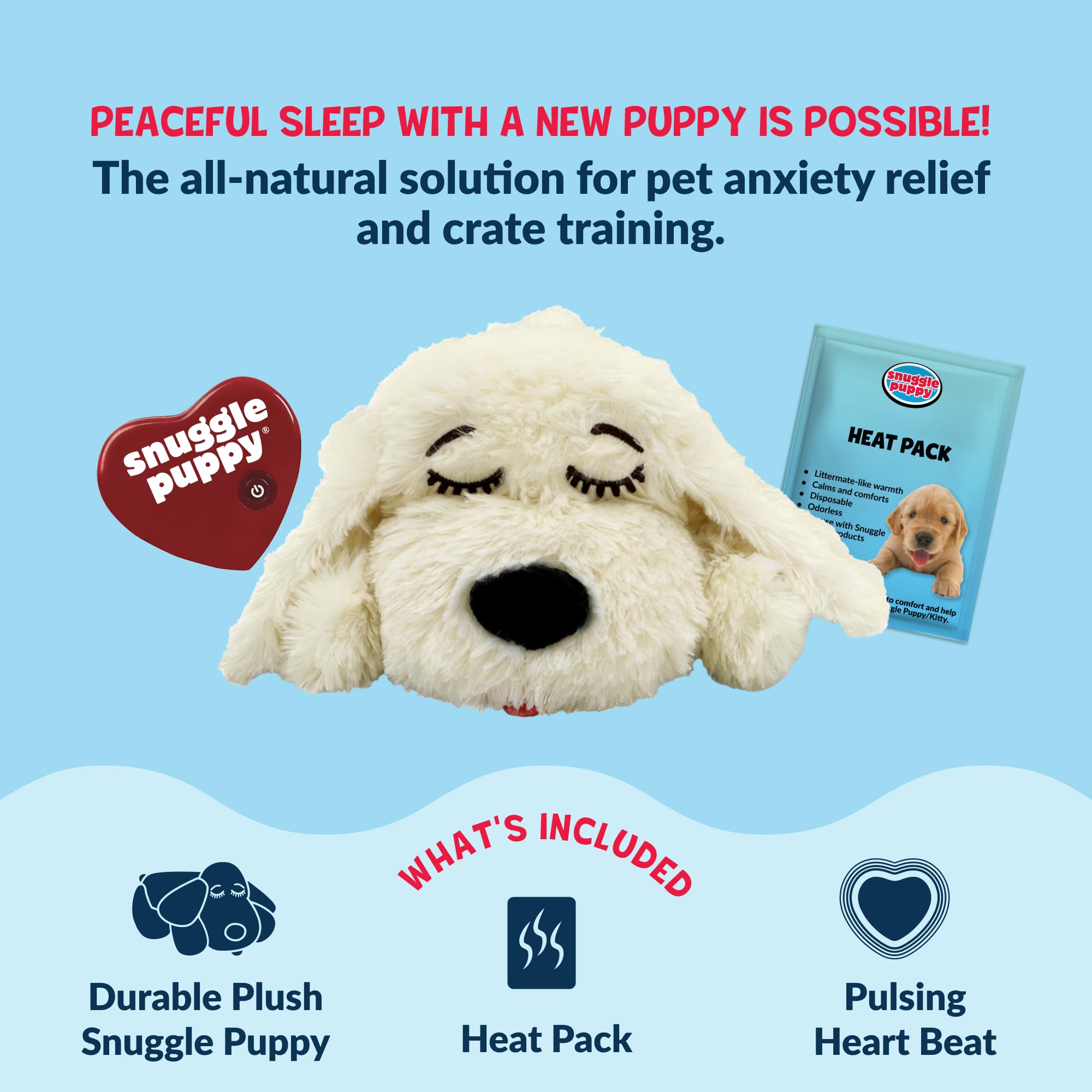 Snuggle Puppie disposable heat pack close-up providing up to 24 hours warmth