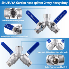 SNUTUYA long blue-coated handles visible for easy control and status reading