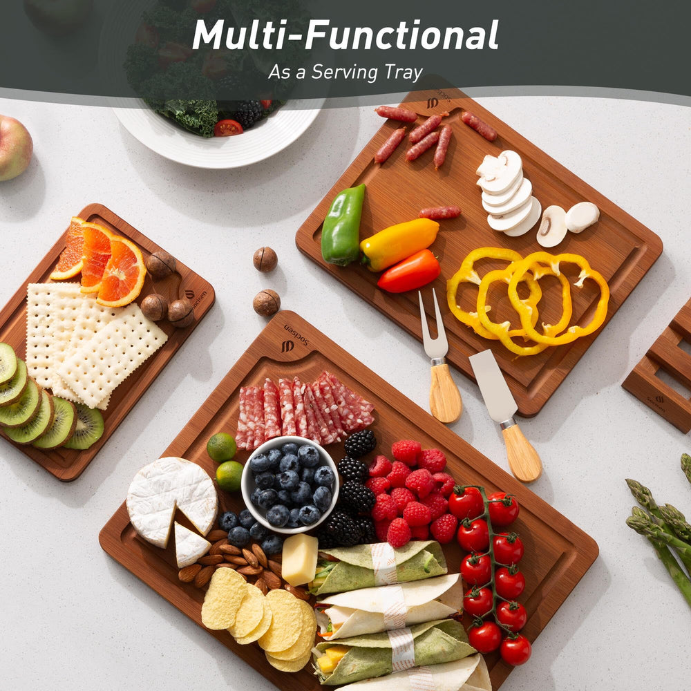 Socisen charcuterie serving lifestyle scene presenting food attractively for guests