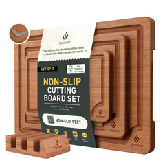 Socisen front view three boards in holder showing organized storage and convenience