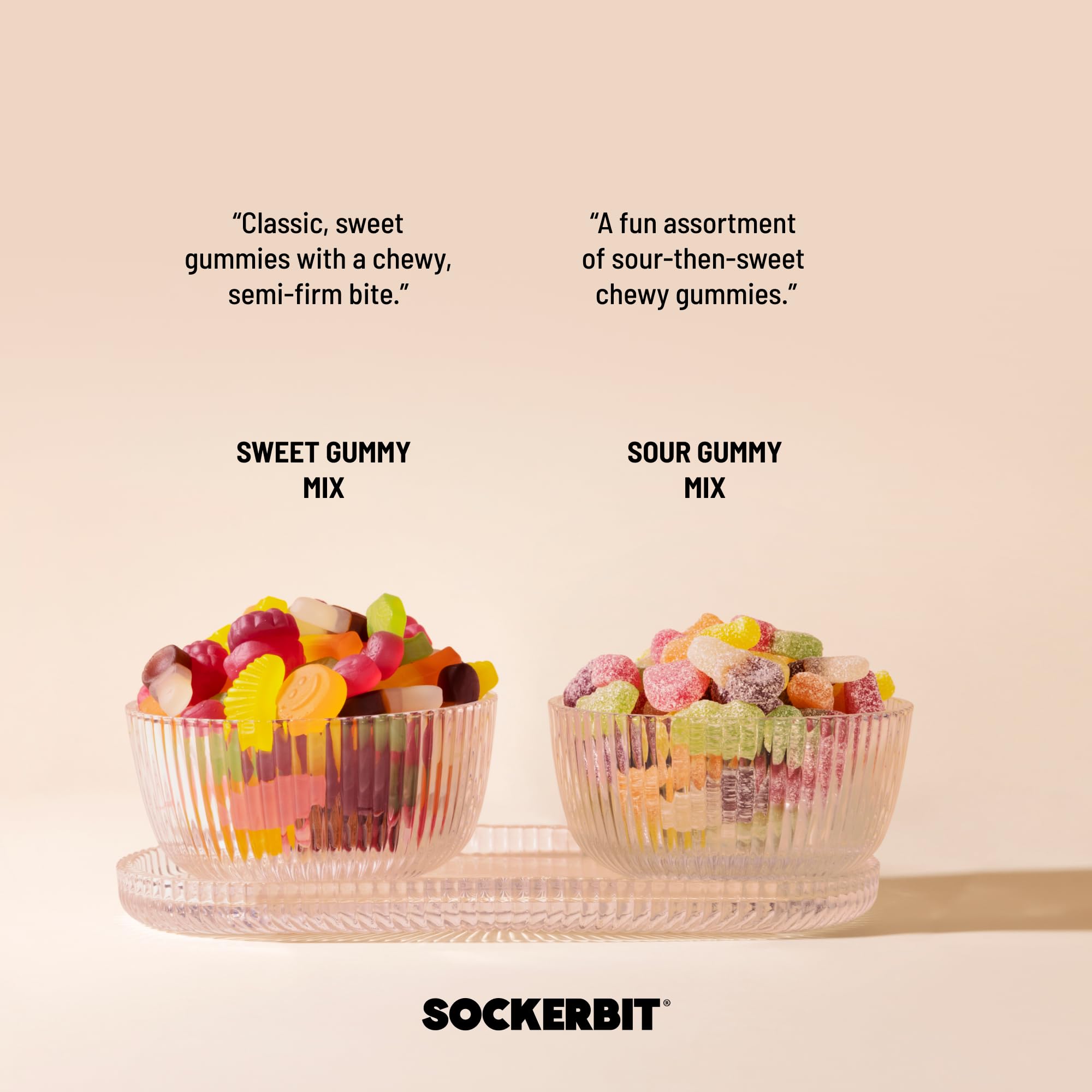 Sockerbit bags size comparison in hand to show portion and portability