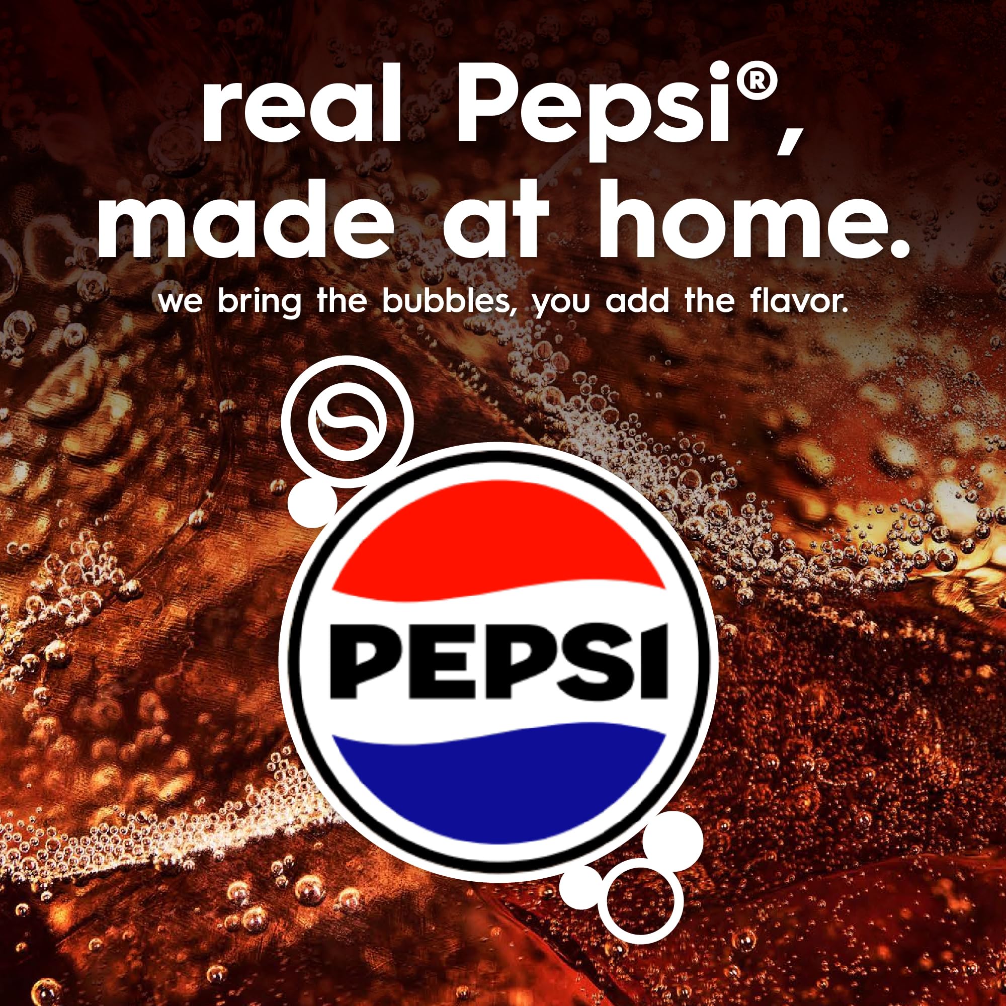 SodaStream pouring Diet Pepsi syrup into glass to control flavor strength