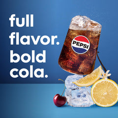 sodastream Pepsi bottles lined up indicating multiple servings and family supply