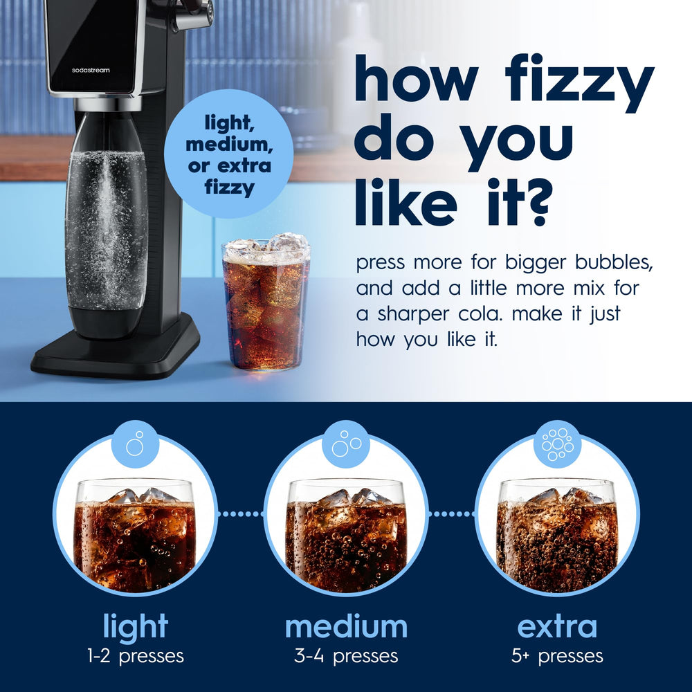 sodastream Pepsi used with sparkling machine for fresh carbonated drinks quickly