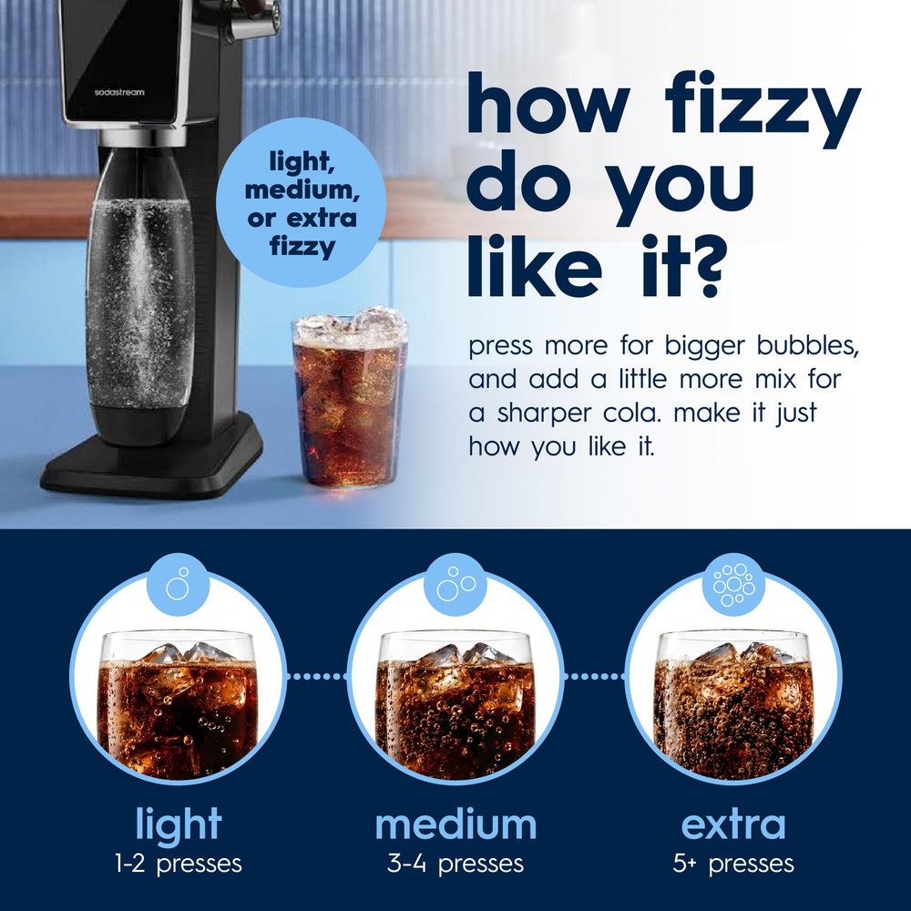 sodastream Pepsi Zero label detail highlighting nutrition and zero sugar benefit