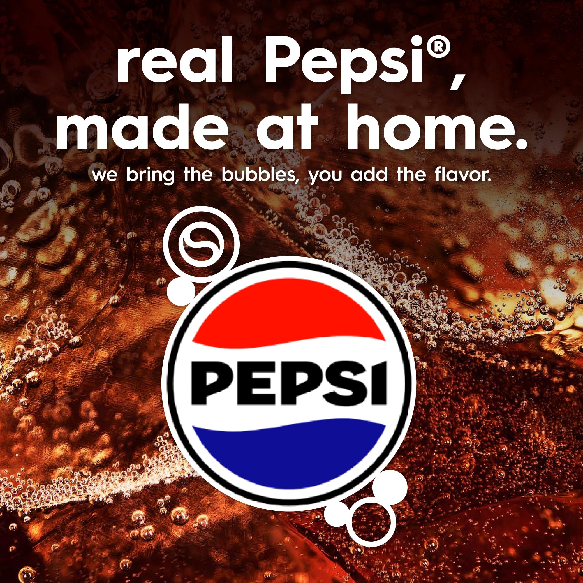 sodastream Pepsi Zero pour action into carbonated water demonstrating control