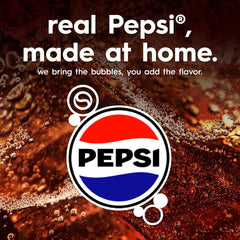 sodastream Pepsi Zero pour action into carbonated water demonstrating control