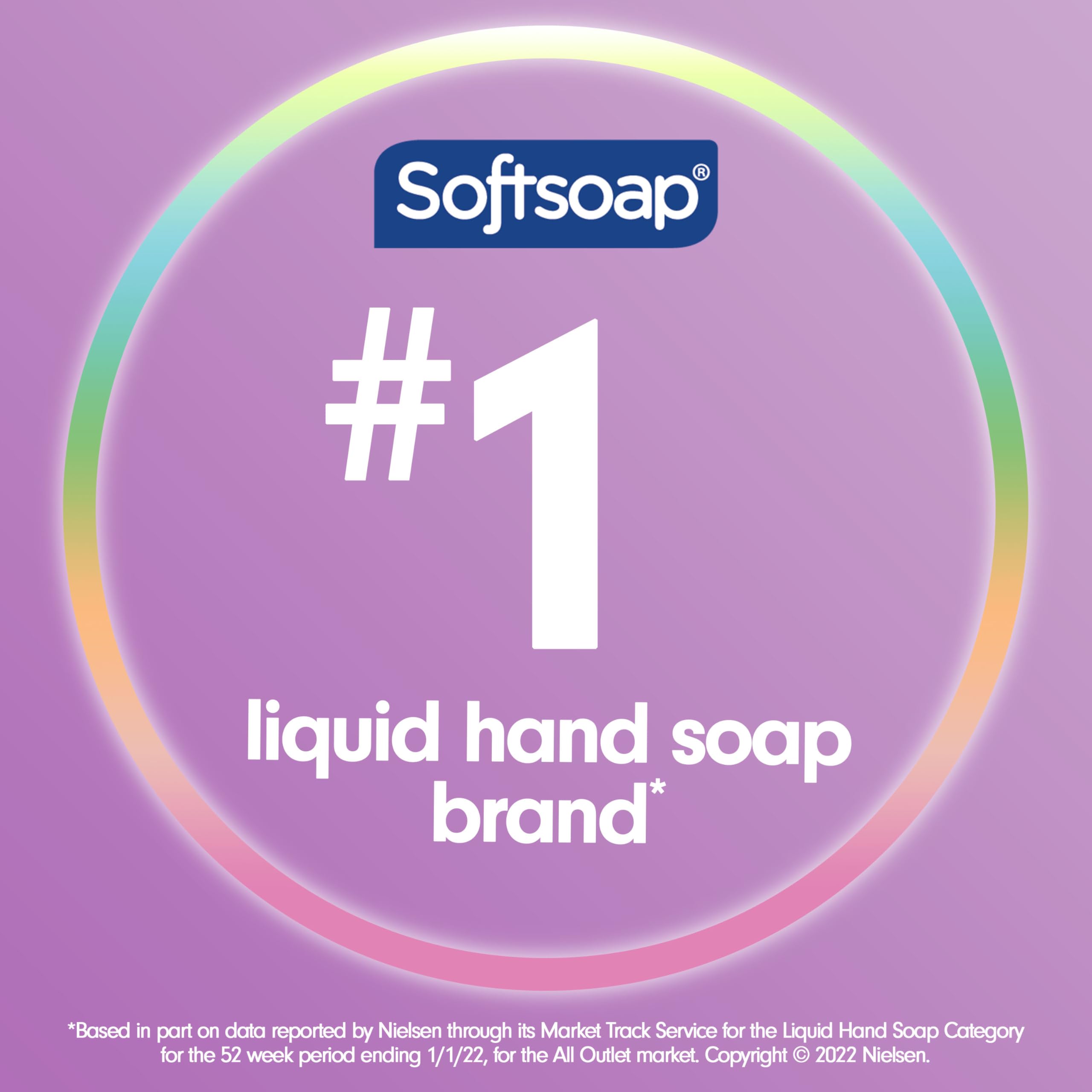 Hands lathering with Softsoap showing effective cleansing and soft skin benefit