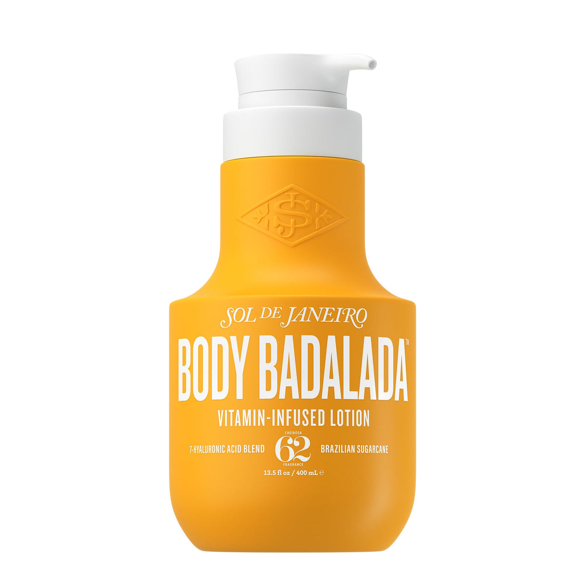 Sol de Janeiro front packaging shows bottle and brand for easy identification and shelf appeal