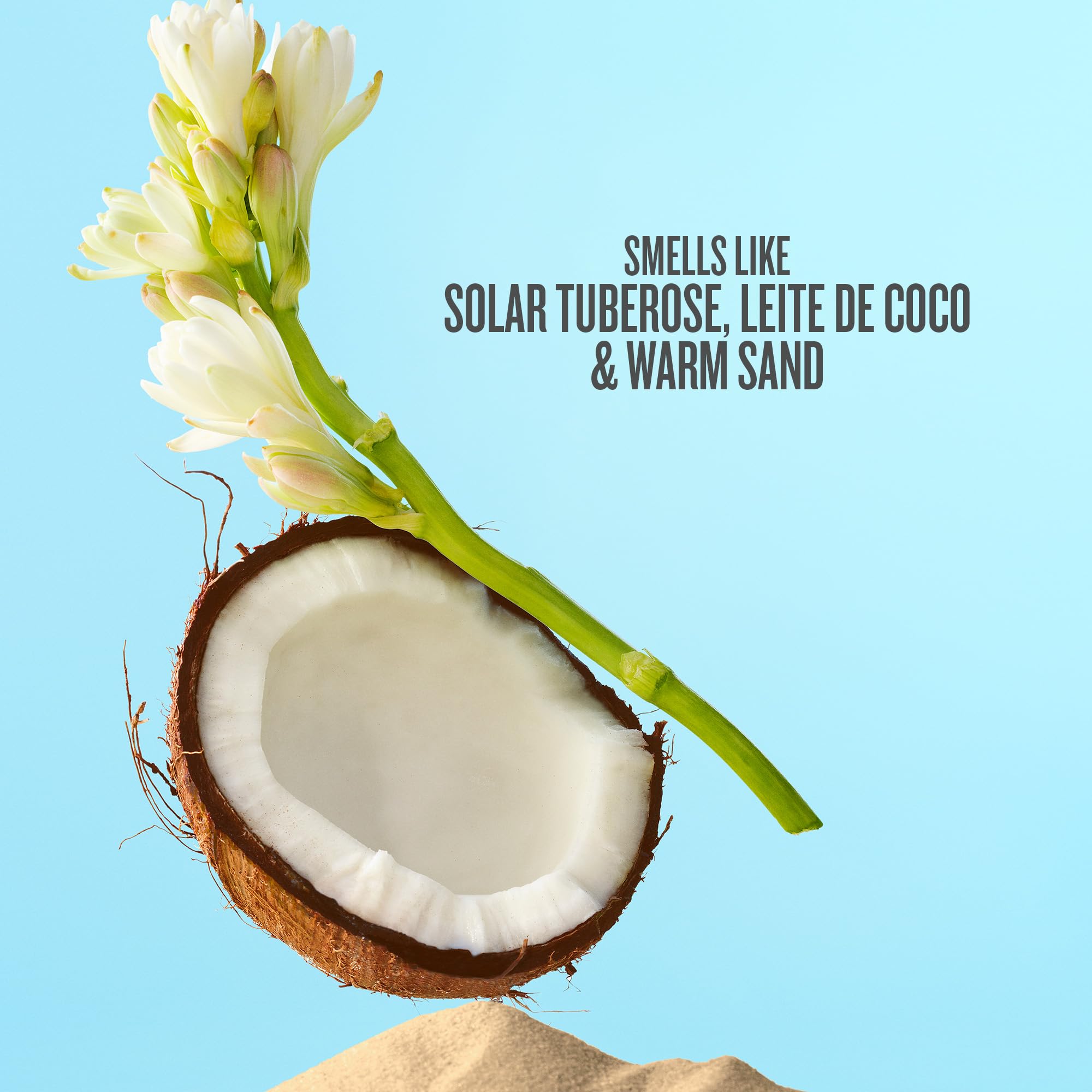 Sol de Janeiro bottle next to a phone for size comparison and travel ease