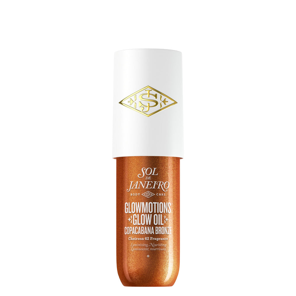 Sol de Janeiro bottle front view showing warm bronze oil finish