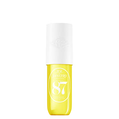 Sol de Janeiro bottle front packaging showing beachy appeal and portability