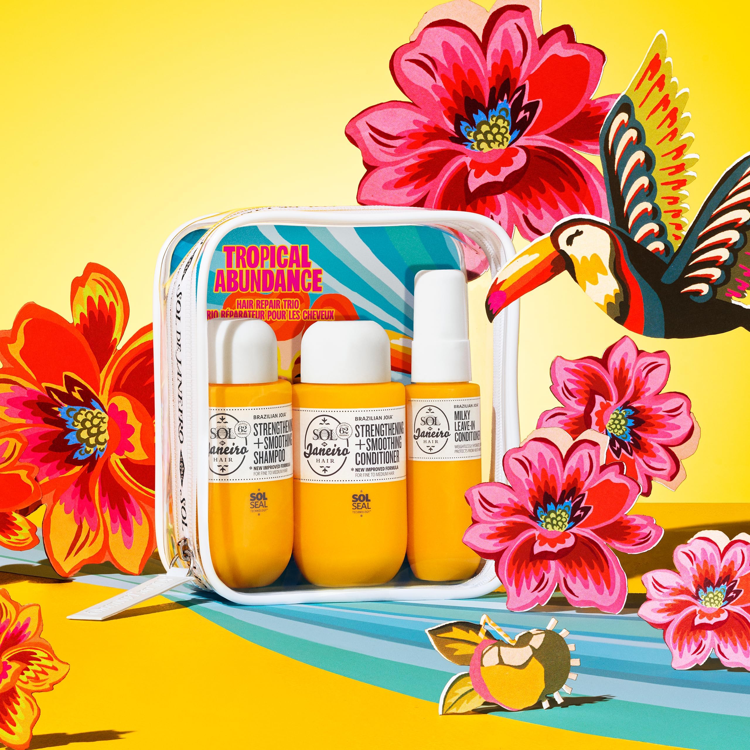Sol de Janeiro Milky Leave-In applied on wet hair for detangling and heat protection