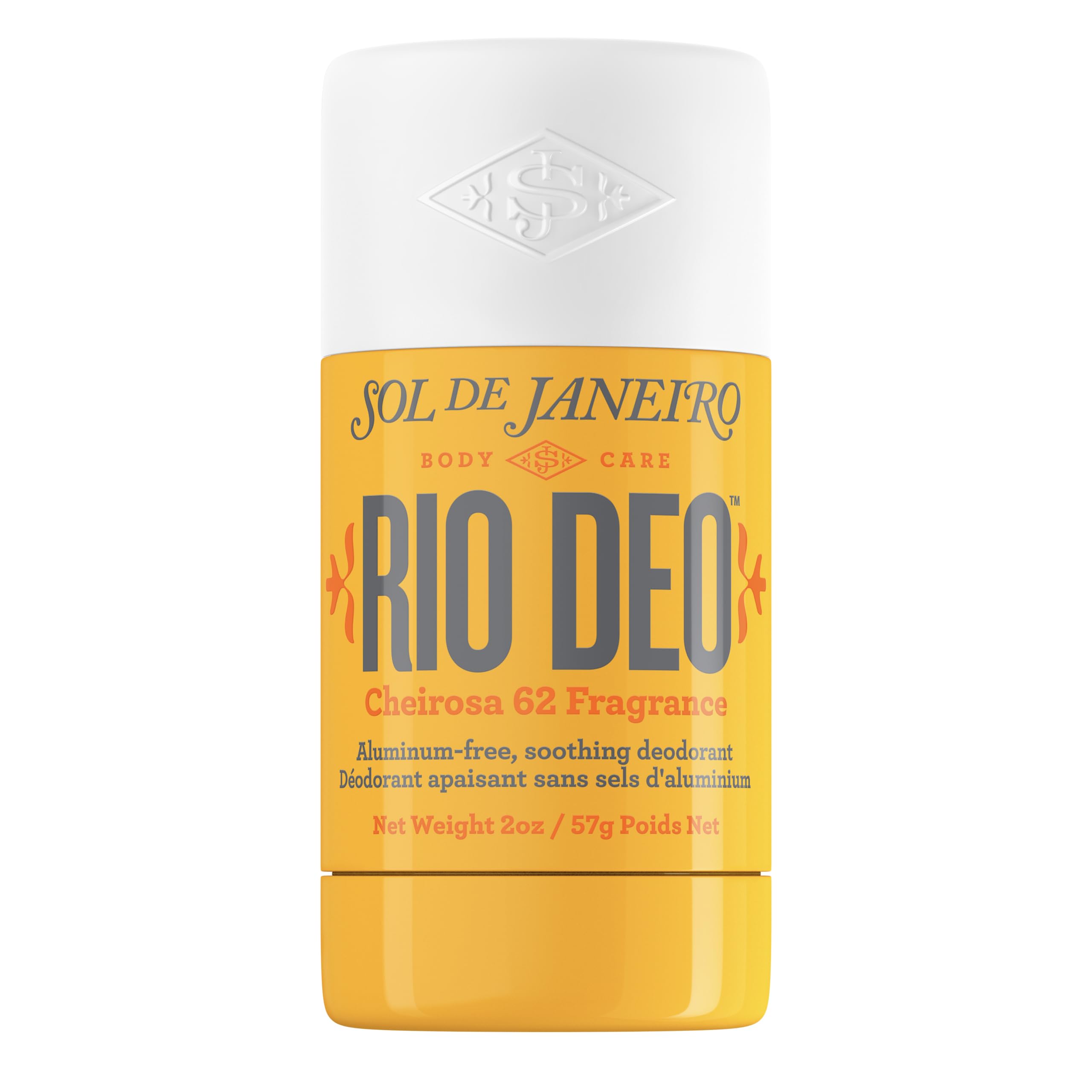 Sol de Janeiro Rio Deo front packaging showing clean design and easy use benefit