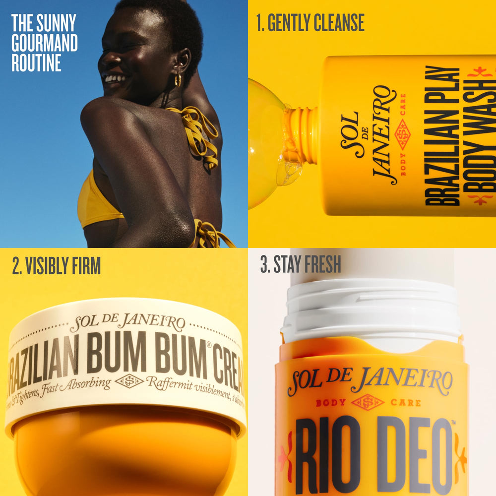 Sol de Janeiro Rio Deo label close-up featuring ingredient list and transparency benefit