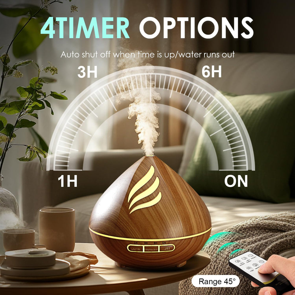 SOLEILHOME visible mist stream close-up demonstrating strong even scent distribution