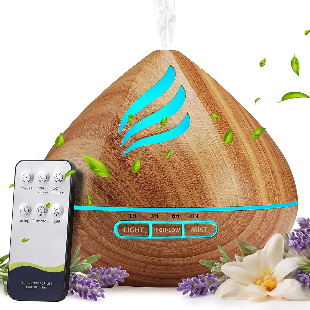 SOLEILHOME front view showing 500ml diffuser and modern design for stylish fragrance