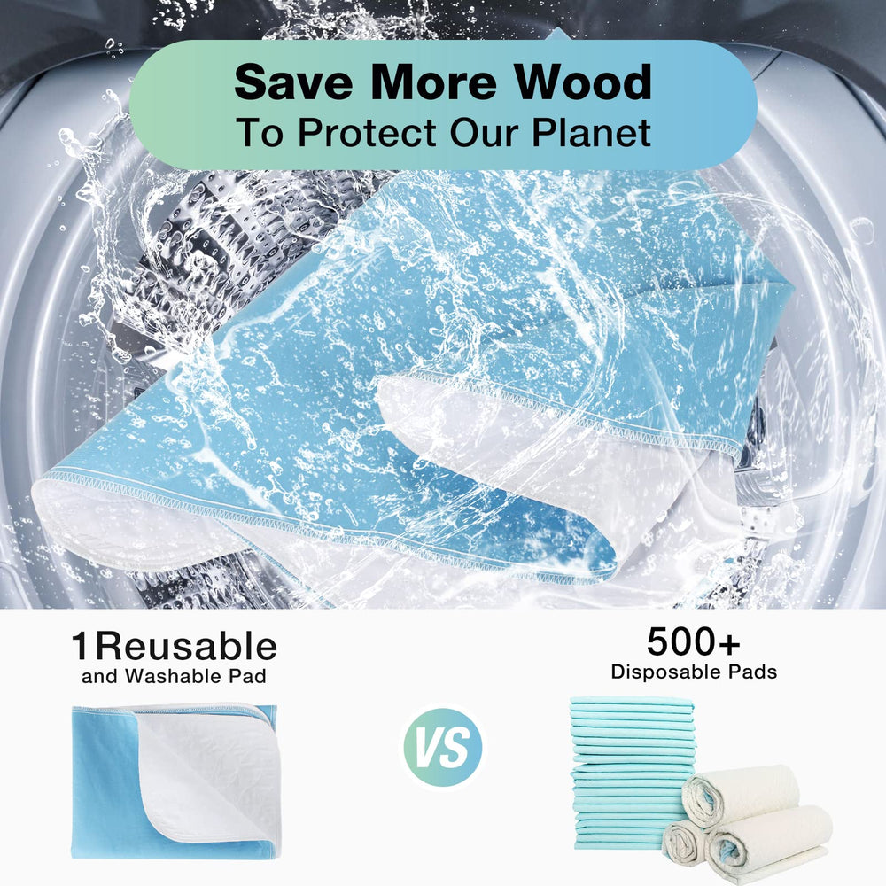 SOLOSHINE pad in use on mattress demonstrating leak protection and stability