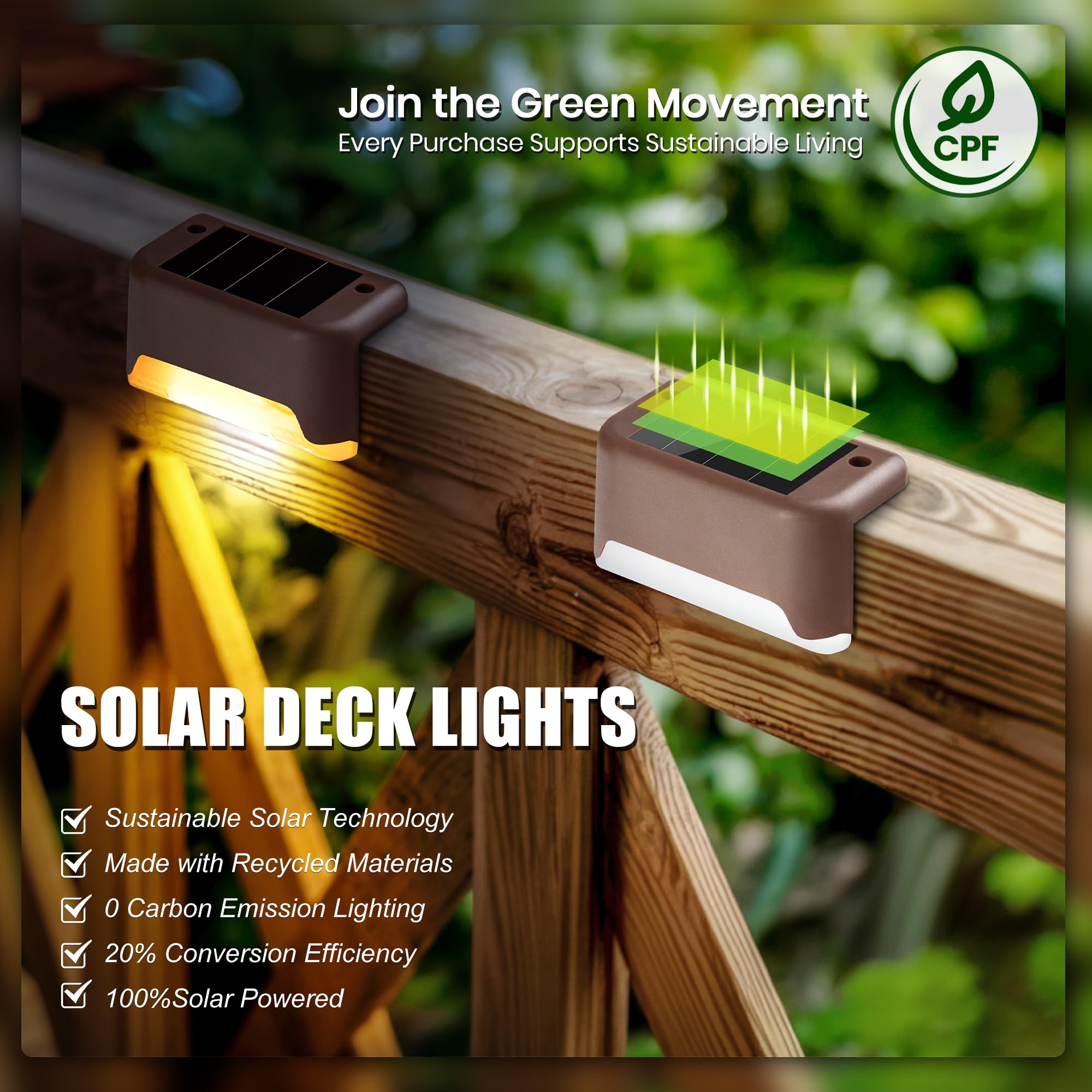SOLPEX top view of solar panel showing efficient sun charging for extended evening light benefit
