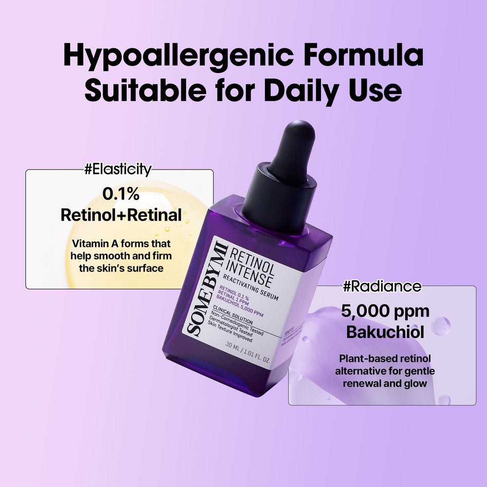 SOME BY MI label close-up showing active ingredients and transparency benefit